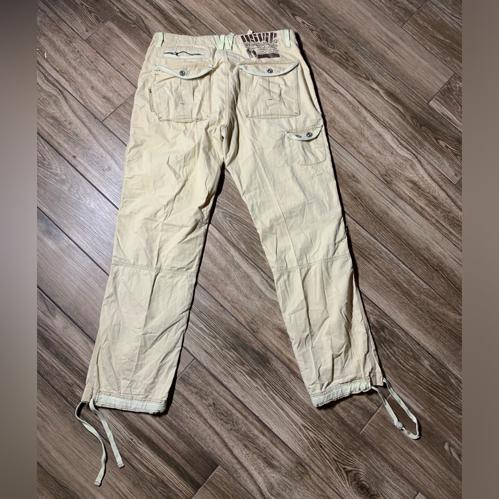 y2k baggy cargo double knees